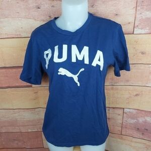 𝅺🍄3/50$🍄 Puma embroidered logo tee shirt sz small